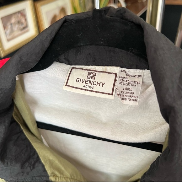 Vintage Givenchy Active Windbreaker Bomber Jacket - Picture 6 of 12